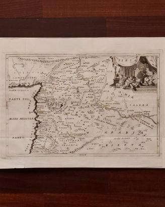 Antica mappa regione Mediorientale.Venezia 1738