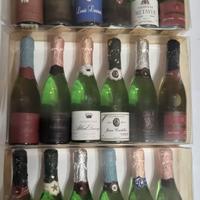 Lotto 18 bottiglie champagne in miniatura ALPA 