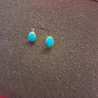 Orecchini oro e turchesi