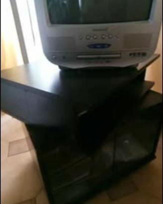 Carrello porta tv girevole