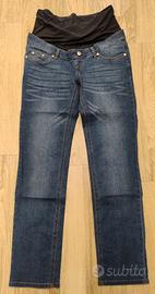 Jeans Premaman straight blu Mama Bpc Bonprix