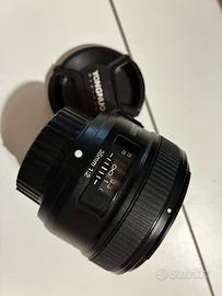 Yongnuo 35mm f2 attacco Nikon