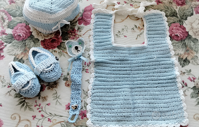 Completo neonato uncinetto bebè