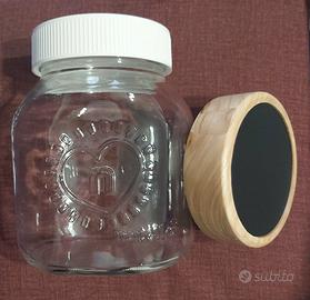 Biscottiera Nutella 2023 in vetro con sovratappo