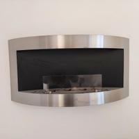 Caminetto a bioetanolo da parete