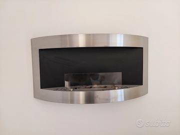 Caminetto a bioetanolo da parete