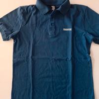 Maglietta polo blu Juventus 