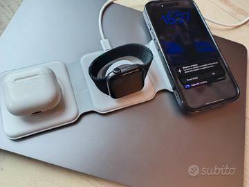 Apple Magsafe stazione carica tripla stand sveglia
