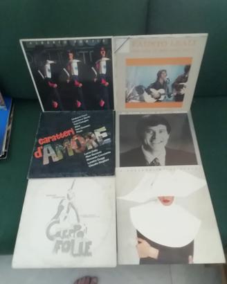 6 dischi vinile musica italiana 