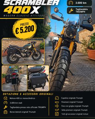  Triumph 400 x