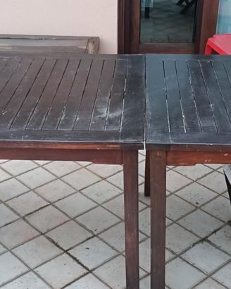 tavolo giardino/terrazzo con sedie