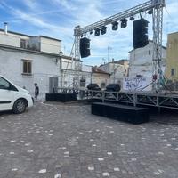 Impianto Line Array Caber PASSIVO con finali