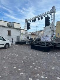 Impianto Line Array Caber PASSIVO con finali