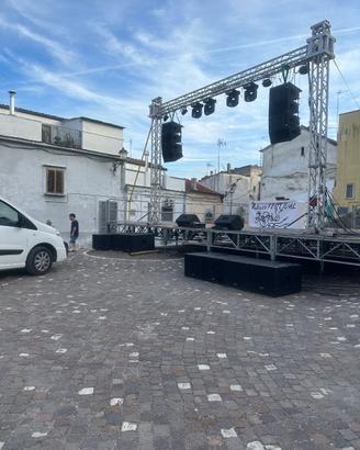 Impianto Line Array Caber PASSIVO con finali