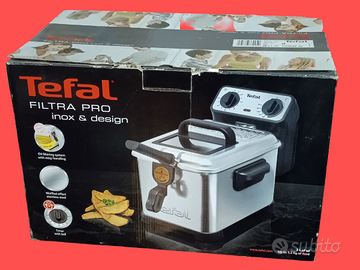 Friggitrice ad olio TEFAL "FiltraPRO INOX"
