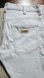 Armani collezioni jeans 5 tasche bianchi taglia 46