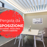 PEZZO UNICO - PERGOLA DA ESPOSIZIONE bioclimatica