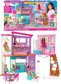 Barbie - Casa di Malibu (106 cm) playset casa dell