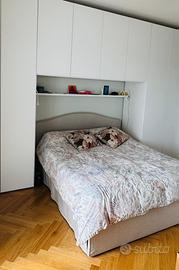 LETTO IKEA 160x200  CON RETE MATRIMONIALE TESTIERA