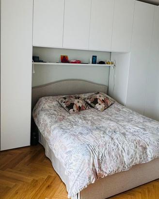 LETTO IKEA 160x200  CON RETE MATRIMONIALE TESTIERA