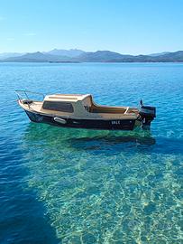 Pilotina 6 metri semicabinato 25 Yamaha Autolube