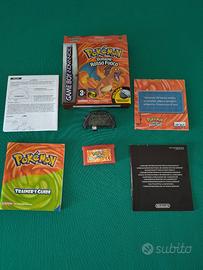 Pokemon Rosso fuoco con scatola