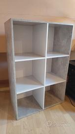 Mobile scaffale a cubo