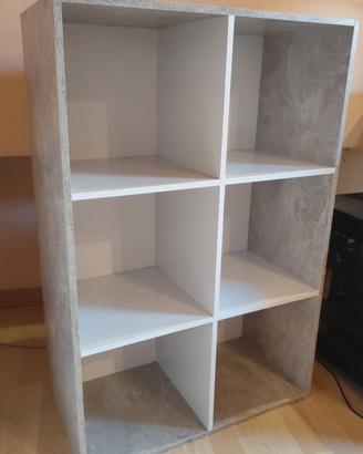 Mobile scaffale a cubo