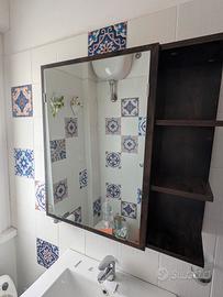 Mobiletto Bagno con specchio