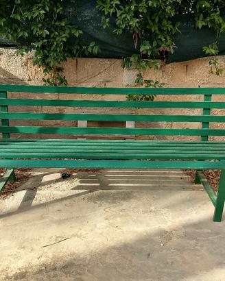 panchine in ferro artigianali 