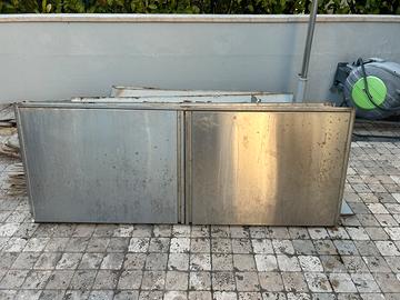 Struttura da giardino in acciaio