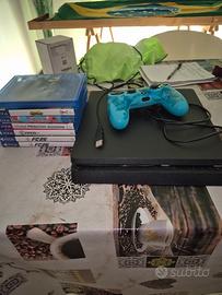 PS4 Slim + Giochi PS4 + Joystick PS4