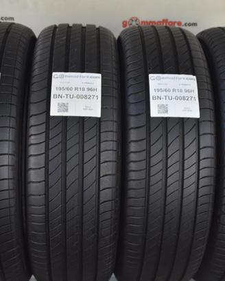 4 Pneumatici 195/60 R18 Michelin E Primacy