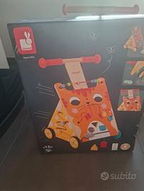 Carrello Primi Passi Multiatteggiamento in Legno J