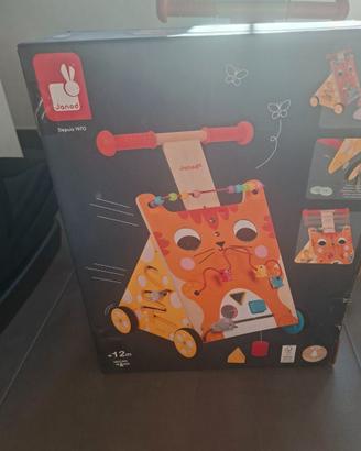 Carrello Primi Passi Multiatteggiamento in Legno J