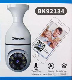 Telecamera di Sicurezza Wifi Smart Colori 4K 355°