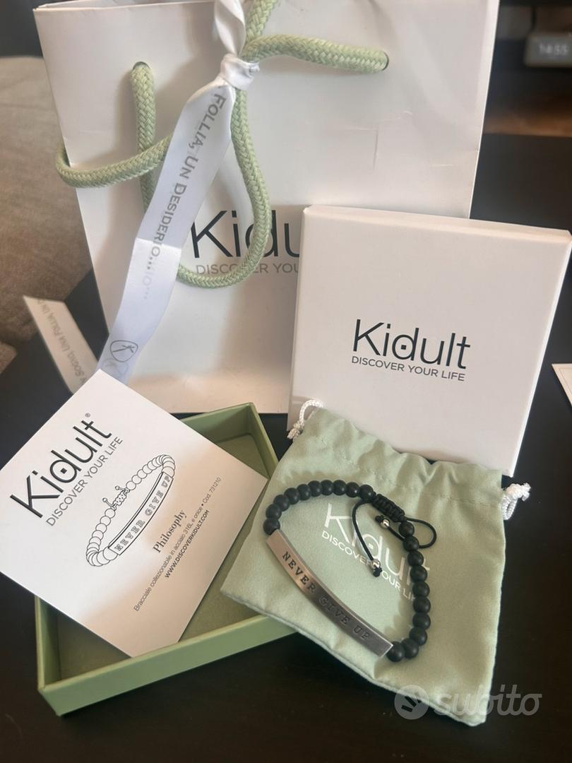 Bracciale NEVER GIVE UP - TENACIA Kidult Uomo - 731210