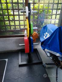 torretta portadischi e porta bilancieri