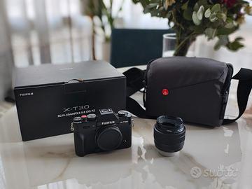 Fujifilm X-T30 con zoom 15-45mm