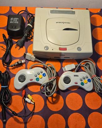 Sega Saturn Japan + Cavi + Secondo Pad