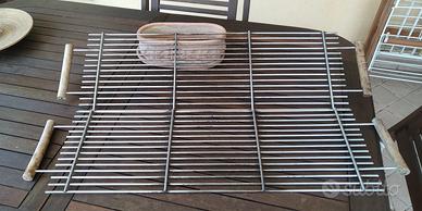 n2 griglie per barbecue 77 x 25 cadauna 