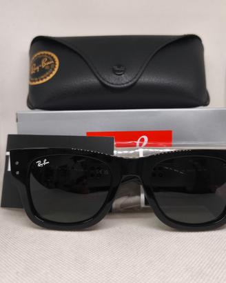 Ray-Ban RB0840 901/31 Mega Wayfarer - Nero Lucido