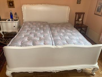 Letto matrimoniale cippendal bianco