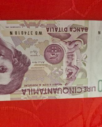 Banconota da 50000lire Bernini qsp 