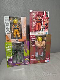 Lotto 4 S. H. Figuarts dragon Ball