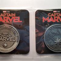 Moneta CAPTAIN MARVEL Coin SILVER rara collezione