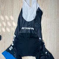 Salopette Ciclismo B’Twin con Fondello Ergonomico
