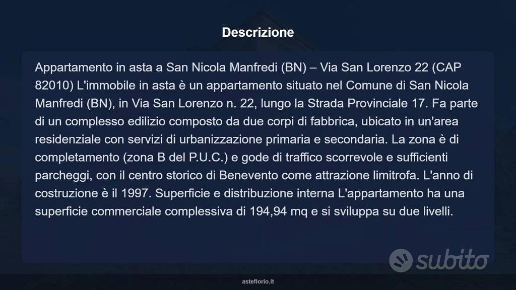 Appartamento – San Nicola Manfredi, Iannassi - Vista 4