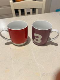 Coppia tazze per colazione o tisane