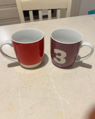 Coppia tazze per colazione o tisane